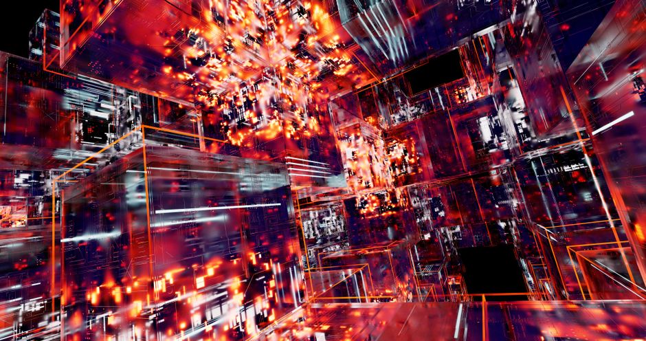 Abstract digital artwork